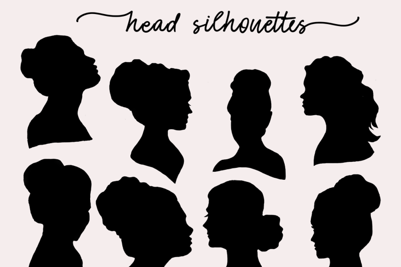 girl-head-silhouettes