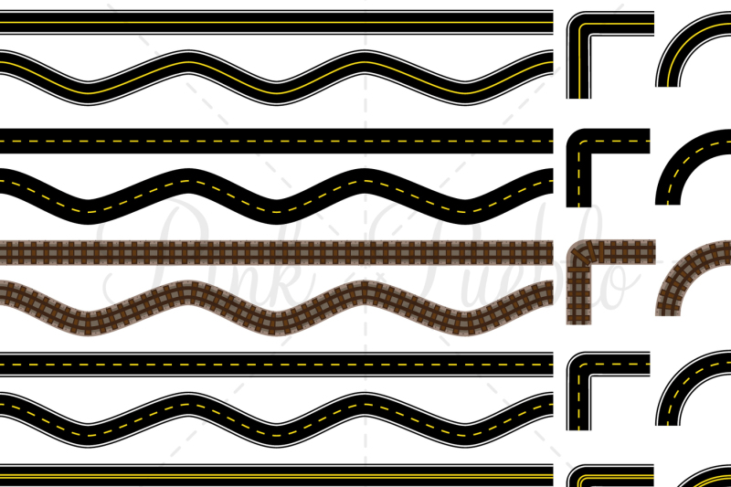 road-and-track-clipart-and-vectors