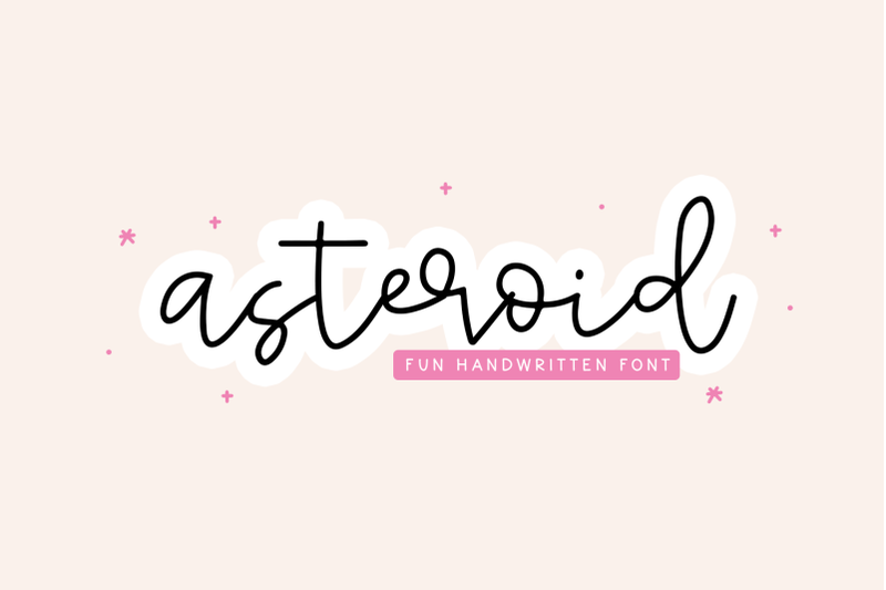 asteroid-a-handwritten-script-font