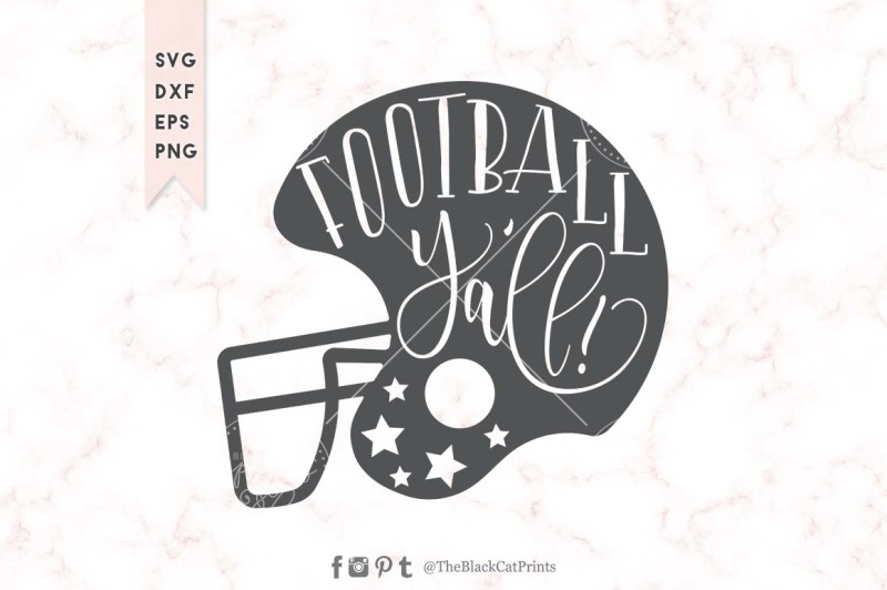 football-yall-helmet-svg-dxf-eps-png