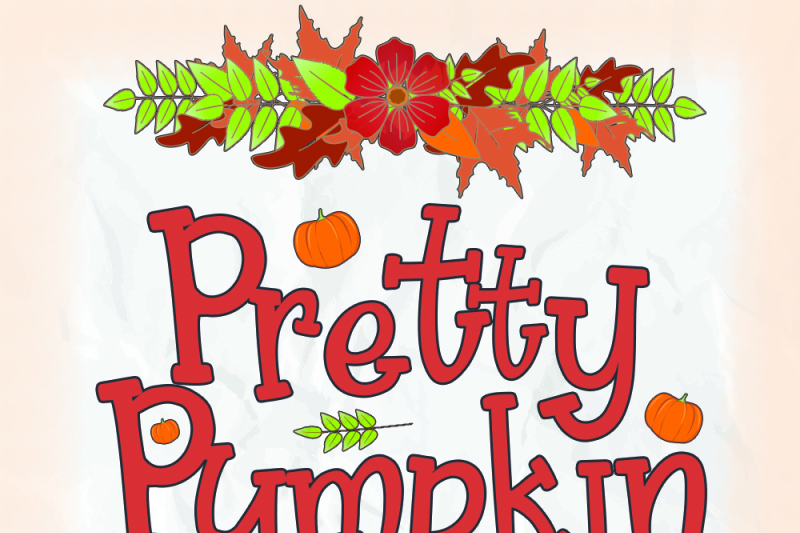 pretty-pumpkin-fun-serif-with-frame