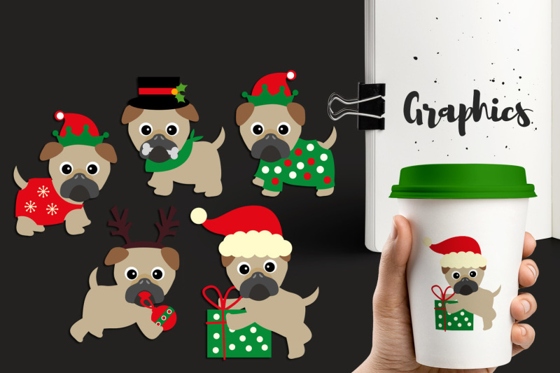 christmas-puppy-pugs-graphics