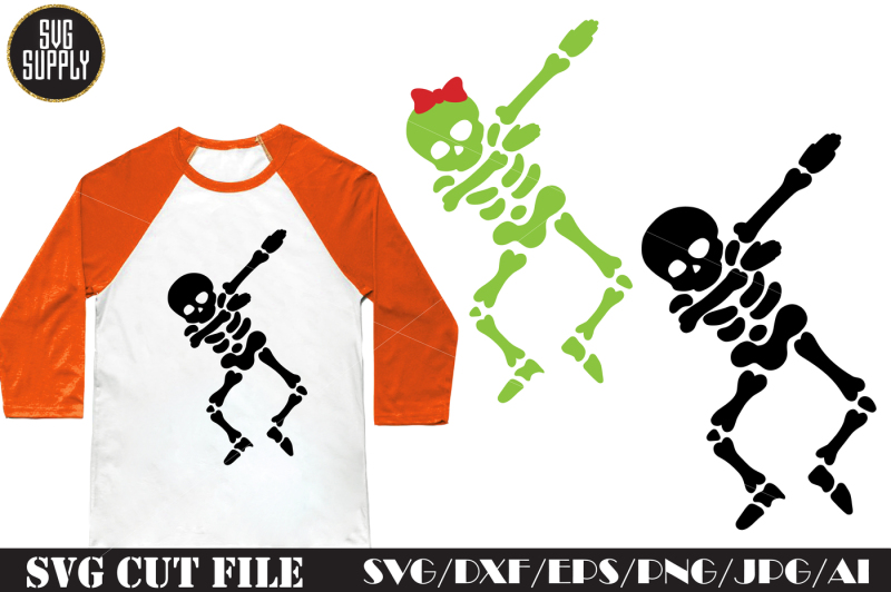 Download Halloween Skeleton SVG Cut File By SVGSUPPLY | TheHungryJPEG.com