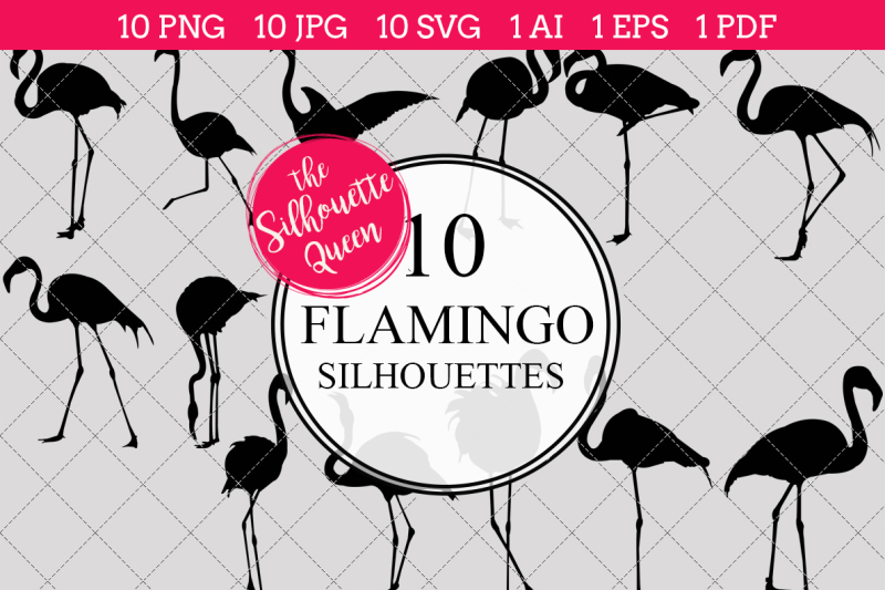 flamingo-silhouette-vectors