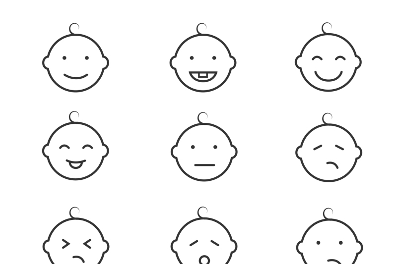 baby-smile-face-emoticons-vector-icons