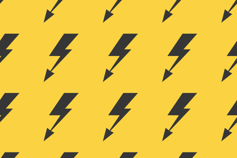 black-yellow-lightnings-vector-seamless-background