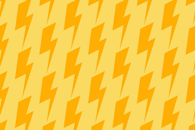 lightnings-vector-seamless-orange-and-yellow-pattern