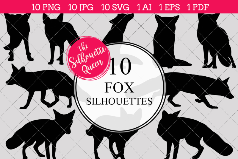 fox-silhouette-vectors