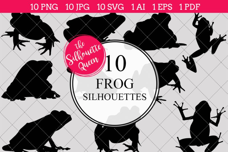 frog-silhouette-vectors