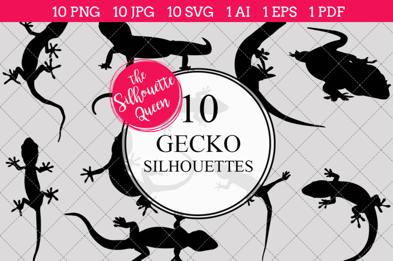 gecko-silhouette-vectors
