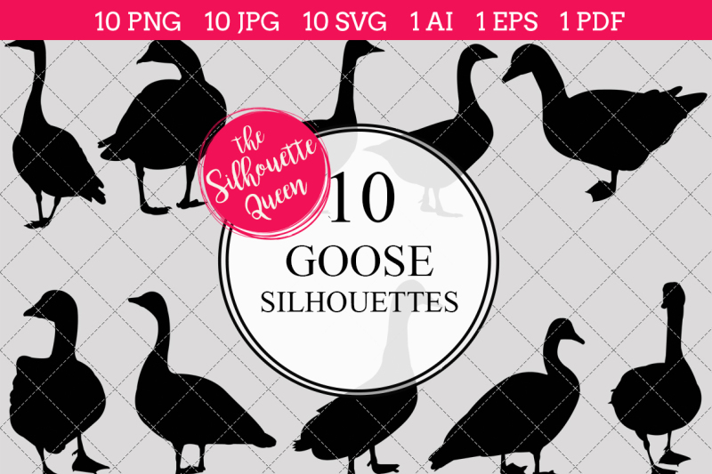 goose-silhouette-vectors