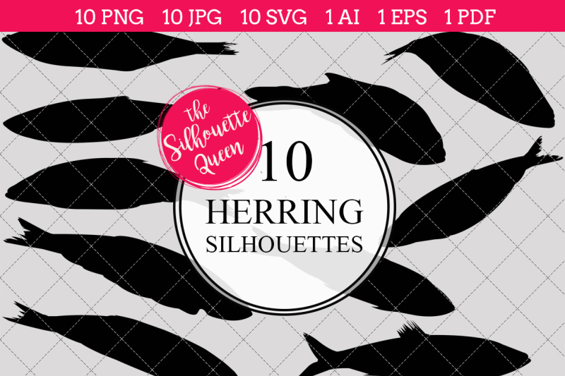 herring-vector-silhouette