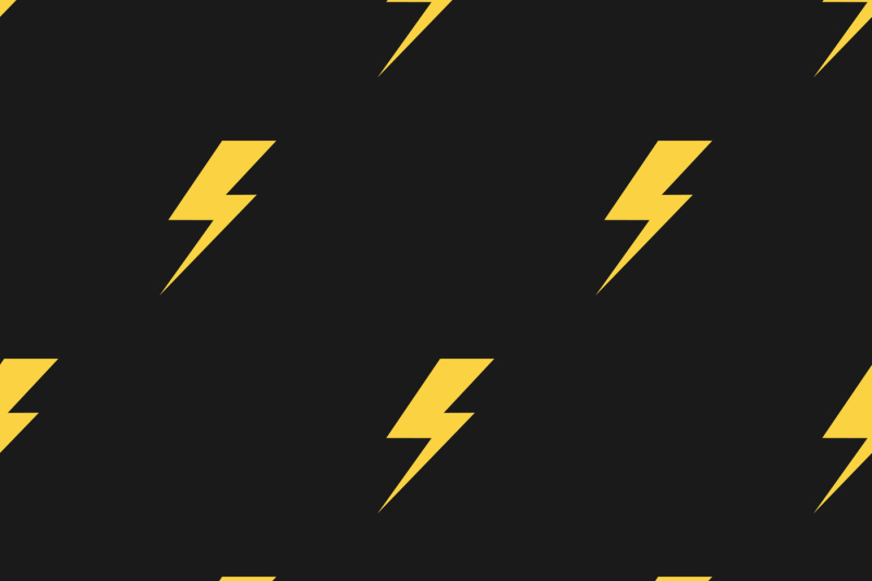 yellow-lightnings-black-vector-seamless-pattern