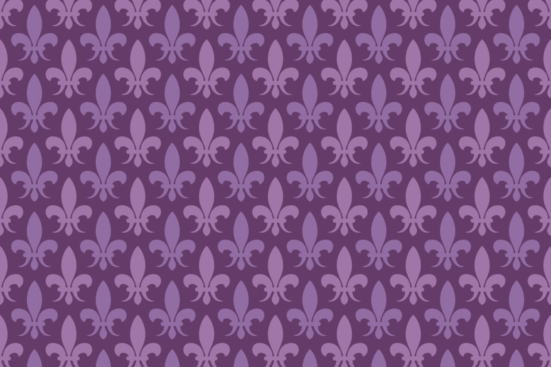 purple-vector-fleur-de-lis-seamless-pattern