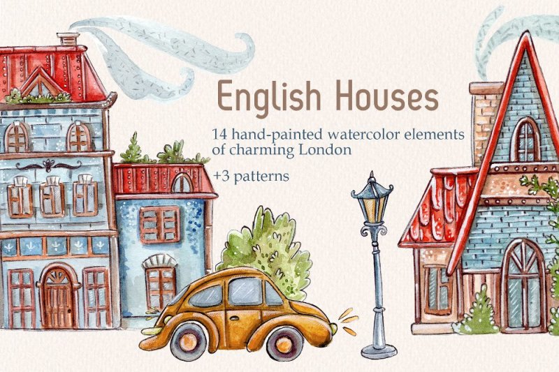 english-houses-set-3-patterns