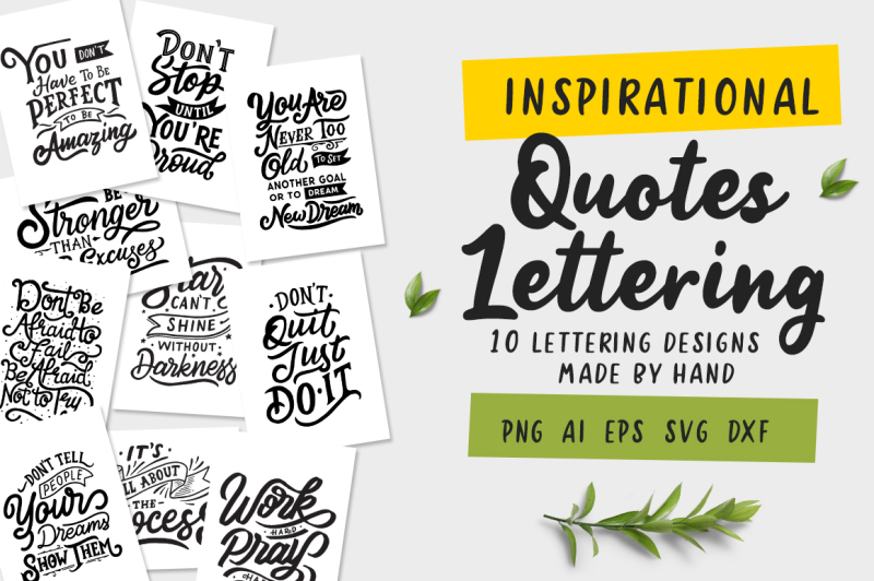 inspirational-quotes-lettering-svg-bundle