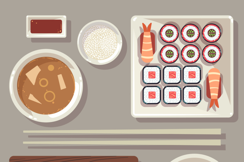 japanese-food-vector-illustration-set