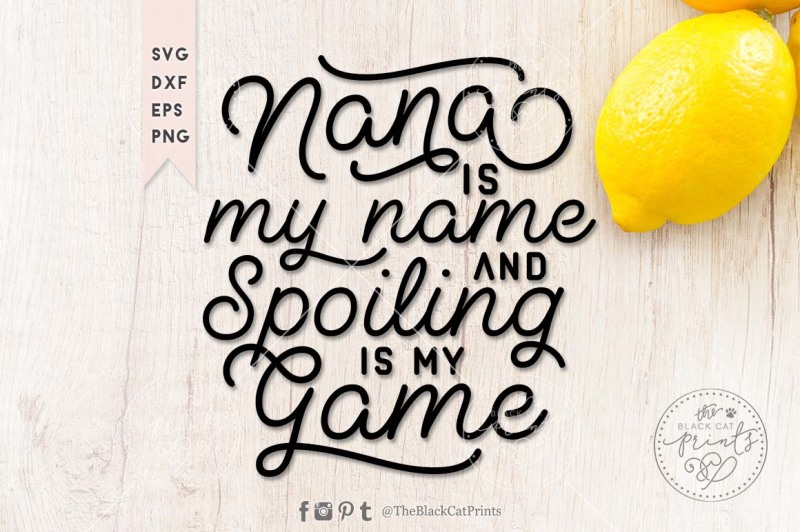nana-is-my-name-svg-dxf-eps-png