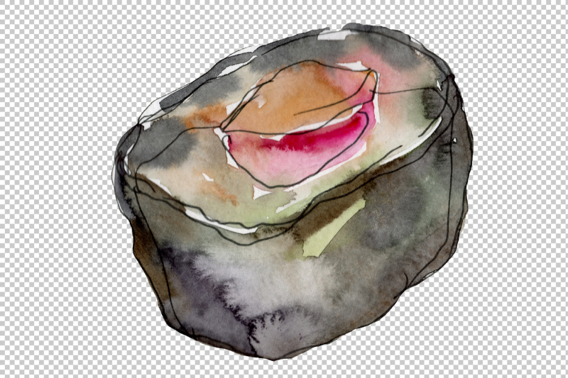 watercolor-sushi-png-watercolor-set