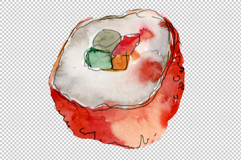 watercolor-sushi-png-watercolor-set