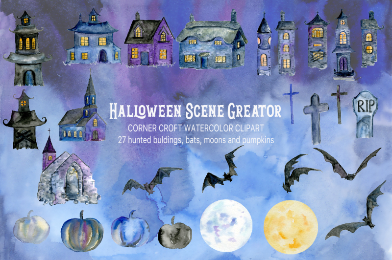 watercolor-halloween-scene-creator