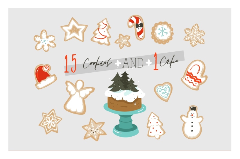 christmas-cookies-vector-collection