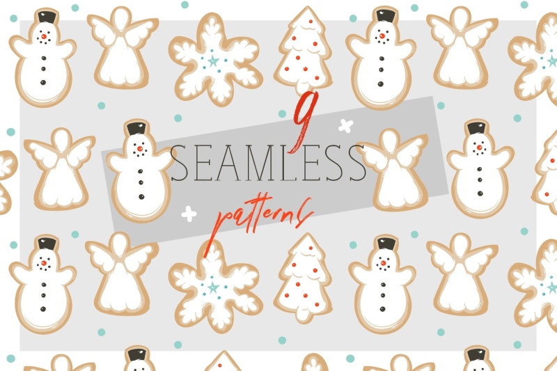 christmas-cookies-vector-collection