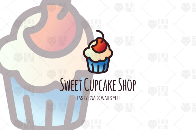 sweet-cupcake-logo-template