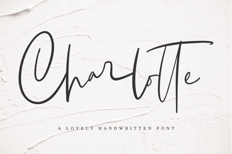 charlotte-handwritten-font