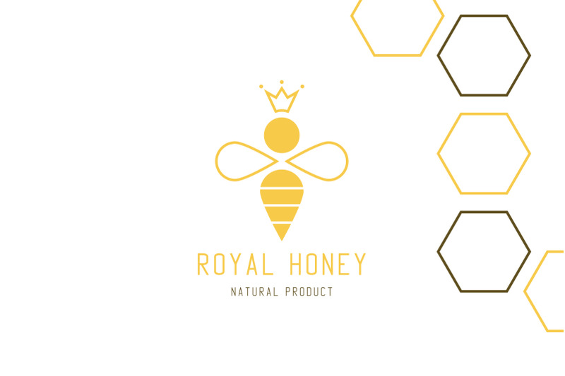 royal-honey-logo-design