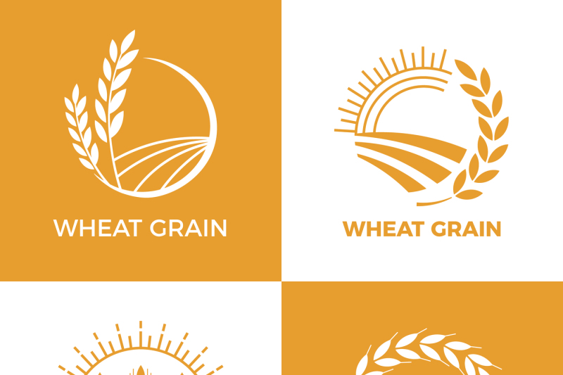 baked-wheat-logo-field-wheats-grain-label-bake-elements-food-baking