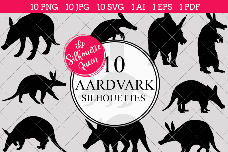 aardvark-silhouette-vector