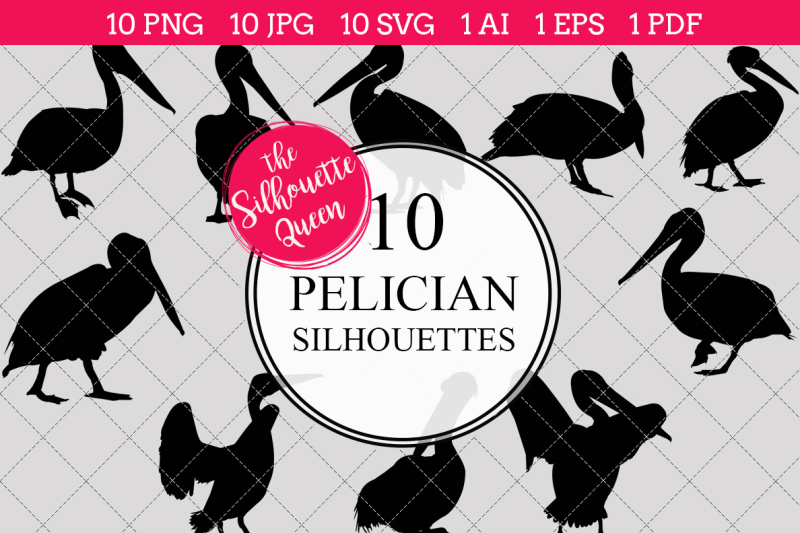 pelican-silhouette-vector
