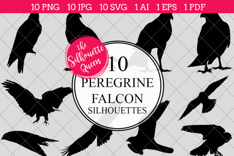 peregrine-falcon-silhouette-vector