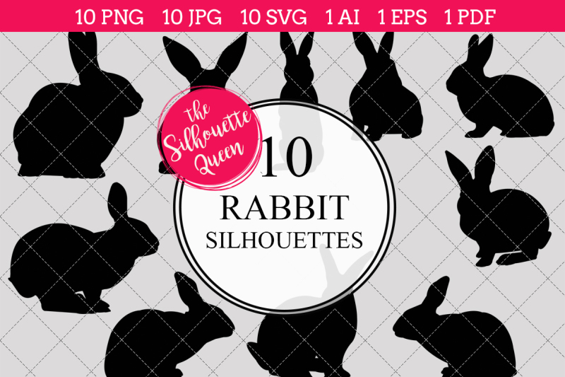 rabbit-silhouette-vector