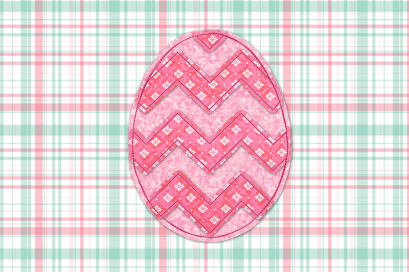 chevron-easter-egg-raggy-applique-embroidery