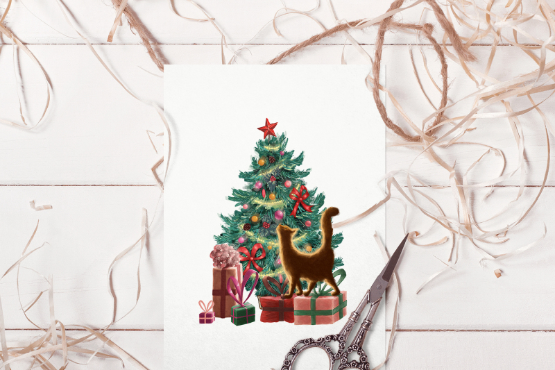 artistic-christmas-greeting-card
