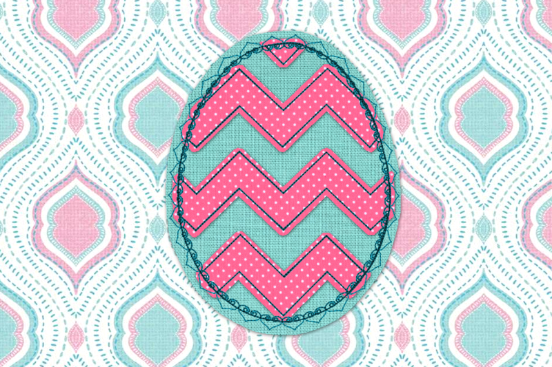 chevron-easter-egg-heart-lace-edge-raggy-applique-embroidery