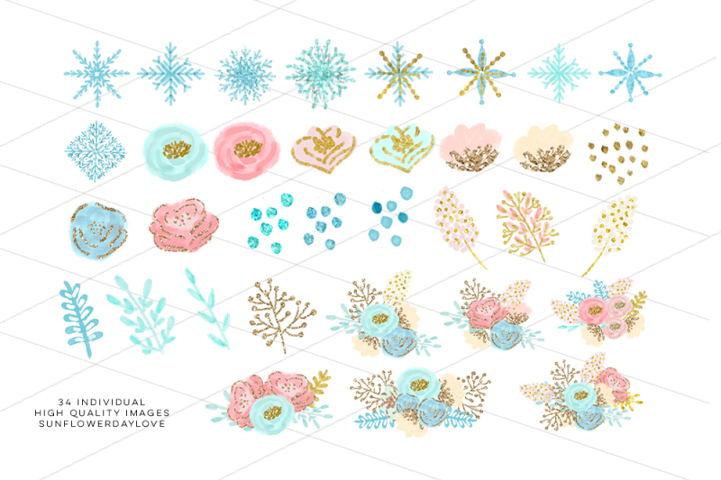 winter-wonderland-clip-art-glitter-snowflakes-clip-art