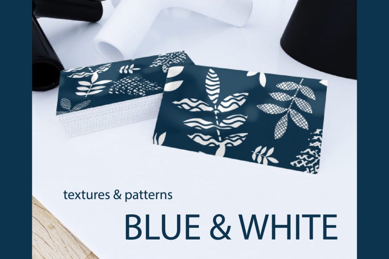 blue-and-white