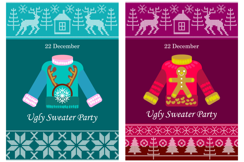 ugly-christmas-sweaters-set