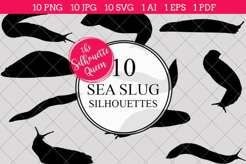 sea-slug-silhouette-vectors