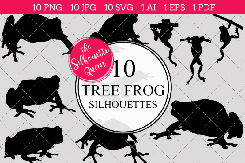 tree-frog-silhouette-vector