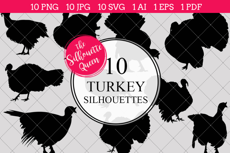 turkey-silhouette-vector