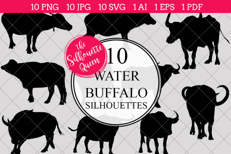water-buffalo-silhouette-vector