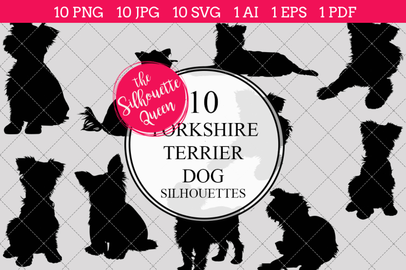 yorkshire-terrier-dog-silhouette-vector