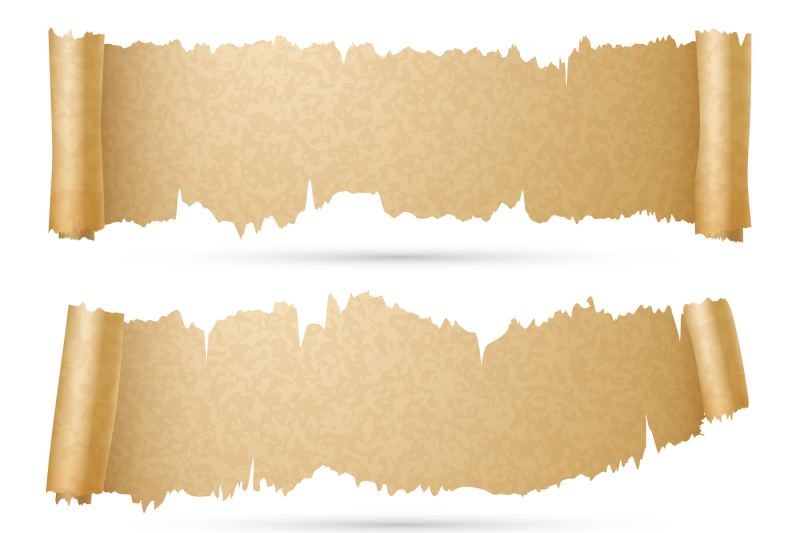 scroll-paper-banners-vector-set