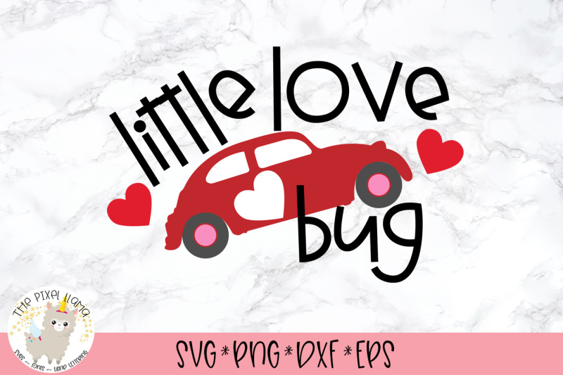 Little Love Bug SVG Cut File By The Pixel Llama ...