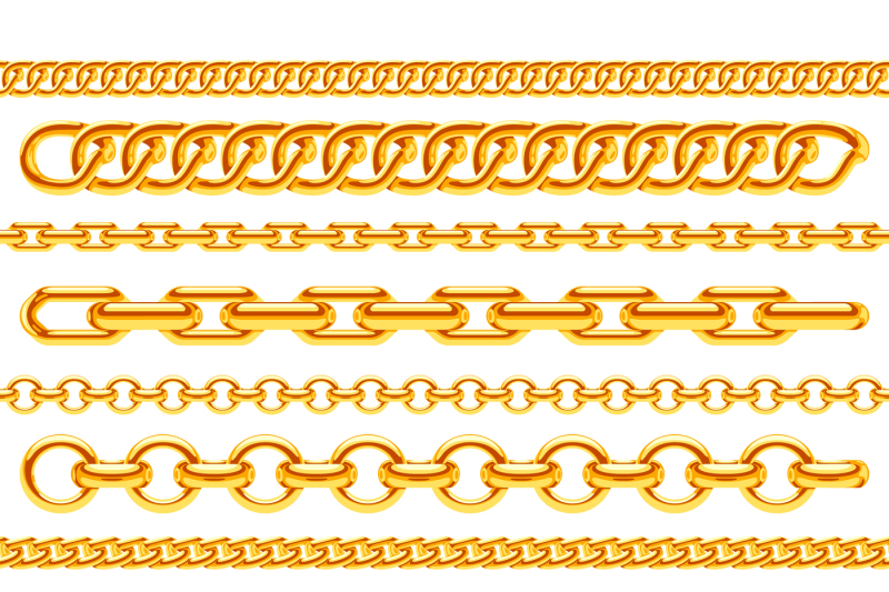 realistic-gold-necklace-chains-vector-brushes-set