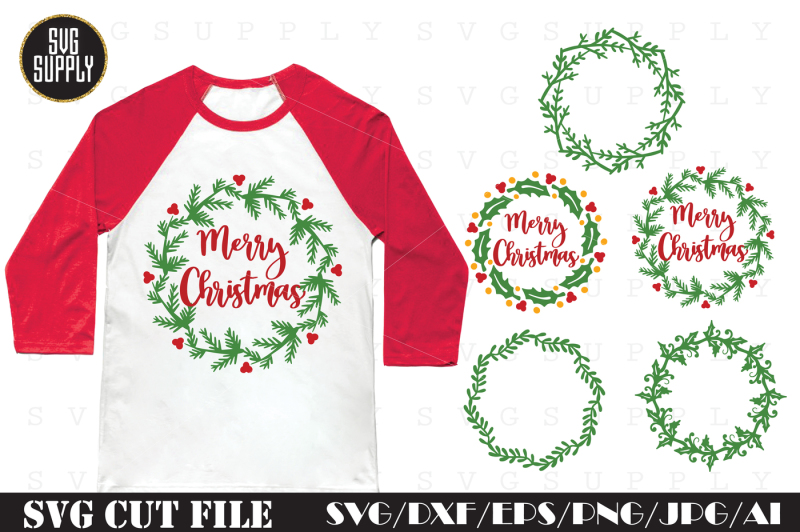 christmas-wreath-set-svg-cut-file